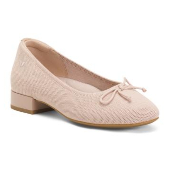 💕🔹️Vivaia 🔹️Ballet Blush Bianca Heeled Comfort Pumps